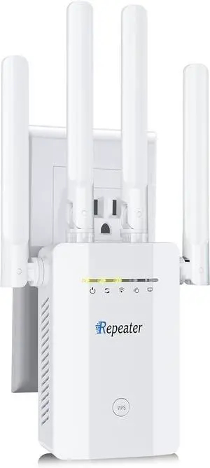 2026 New WiFi Extender Signal Booster, Long Range up to 13355Sq.ft, Wireless Internet Repeater Routers Signal Amplifier for Home, Office, Garage, 8X Faster Access Point with Ethernet Port, 1-Tap Setup