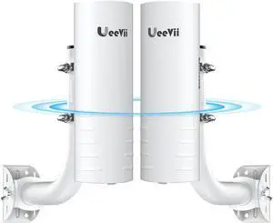 UeeVii CPE830 Wireless Bridge Outdoor Point to Point & 2-Pack Bridge Bracket
