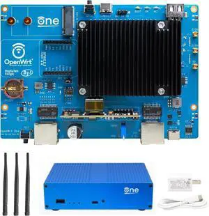 youyeetoo Banana Pi OpenWrt One - WiFi 6 Official OpenWrt Router Mainline Support,MediaTek MT7981B SoC 1GB DDR4 RAM, RJ45 Port