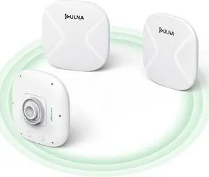 3 Pack Wireless Bridge Gigabit WiFi Bridge Outdoor, ULNA CPE802T Dual Band Point to Point/Multipoint Wireless Bridge, 5KM Long Range Extend Internet to Shop Barn Farm