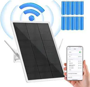 SECUEYE Solar 4G LTE Modem Router 2.4Ghz WiFi Hotspot Access Point VSIM & SIM Card-Slot Built-in 26000mAh Battery IP66 Waterproof Outdoor for Trail Camera Security Camera