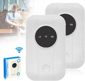 Free WiFi Router Pocket, 2025 New Free Router Unlimited Satellite Internet Pocket WiFi, High Speed Smart Pocket Router Free WiFi Unlimited Router Anywhere for Travel Business (2PCS)