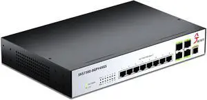 12-Port 2.5G L2 Managed Ethernet Switch, 2.5Gb Network Switch, 8X 2.5G RJ45 Ports & 4X 10G SFP+ Ports, VLAN/QoS/ACL/IGMP/STP/SNMP/LACP Support, Web Managed/CLI, Metal Casing, 19-in Rack-Mount