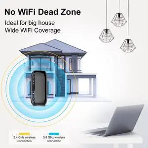 AX3600 WiFi 6 Dual Band Gigabit Wireless High Speed Router, 802.11ax Internet Router, Strong Signal and Wide Coverage, S600