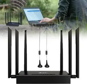 Ultra Link Free WiFi Router Unlimited Satellite Internet, Satellite Internet Routers for Wireless Internet, Plug and Play