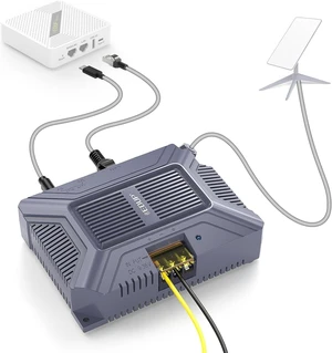 LOVE Starlink Gen 2 PoE Injector 180W 5-in-1 Power Adapter | Gigabit Passive PoE with ESD Protection, USB-A & USB-C Power Output for Starlink Standard Actuated (Gen 2) LOVE Starlink Gen 2 PoE Injector 180W 5-in-1 Power Adapter | Gigabit Passive PoE with ESD Protection, USB-A & USB-C Power Output for Starlink Standard Actuated (Gen 2)