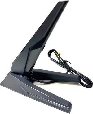 WiFi 7 Antenna 2T2R Dual Band Wi Fi 6E Moving Antenna Magnetic Base RP-SMA Connector for PC Desktop Computer Motherboard Bluetooth Card Wireless WiFi Router Wi-Fi7 with 2.79ft Extension Cable