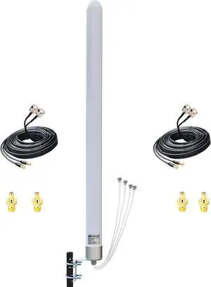 SignalPlus 4x4 MIMO Omni Directional Antenna 5g, External Outdoor 5G/4G/LTE MIMO 4x4 Antennas for 4G/5G Routers, T-Mobile, Verizon, AT&T, Homes and RV