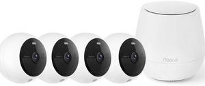 Gadpiparty Noorio Home Security System with Smart Hub x1, B210 Camera x4