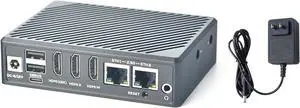 NanoPC-T6 Computer Mini WiFi Router, Rockchip RK3588 Single Board Computer, LPDDR4X 4GB RAM 32GB eMMC 6Tops NPU, Onboard PCle 2.5G Ethernet for Smart Home Office IoT Gateway, Support Debian Ubuntu