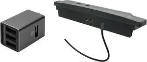 JOWUA Mini Hub 36w + 4 Port USB HUB for glovebox use Combo, for Telsa Model Y & Model 3