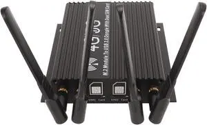 NGFF M.2 4G 5G Module to USB3.0 Adapter, USB Adapter, with Cooling Fan SIM Card Slot High Gain Antenna Auxiliary Power Supply NGFF M.2 4G 5G Module to USB3.0 Adapter, USB Adapter, with Cooling Fan SIM Card Slot High Gain Antenna Auxiliary Power Supply