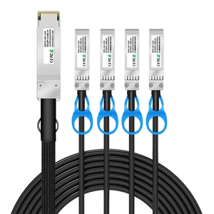 100GbE QSFP28+ to 4X SFP28 Breakout DAC Twinax Cable, for Intel 100GBASE-CR4 Devices, 1-Meter(3.3ft), Passive Direct Attach Copper High-Speed Cable 100G to 4X 25G Splitter Stacking Cable 100GbE QSFP28+ to 4X SFP28 Breakout DAC Twinax Cable, for Intel 100GBASE-CR4 Devices, 1-Meter(3.3ft), Passive Direct Attach Copper High-Speed Cable 100G to 4X 25G Splitter Stacking Cable