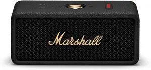Marshall Emberton III Portable Bluetooth Speaker - Black & Brass