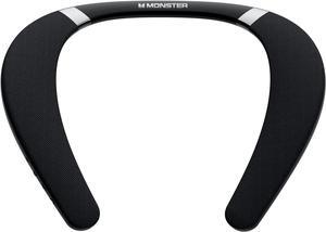 Monster Boomerang Neckband Bluetooth Speaker, Neck Speaker Bluetooth Wireless, Wearable Speaker with 12H Playtime, True 3D Stereo Sound, Portable Soundwear, IPX7 Waterproof, for Home Sport Outdoor