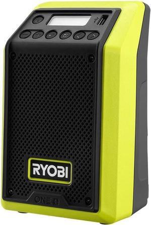 RYOBI 18V ONE+ Compact Bluetooth Radio 4X Sound Clarity