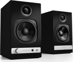 Audioengine A2-HD Wireless Bluetooth PC and Computer Desktop Speakers with aptX HD - USB, RCA, Headphone Compatible