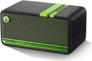 Edifier MP230 Portable Bluetooth Speaker, Wireless Speaker with Stereo Sound for Outdoor Travel, 10-Hour Playtime, Supports USB Soundcard/Micro SD, 20W RMS - Black Green