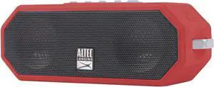 Altec Lansing LifeJacket H2O 4 - Waterproof Bluetooth Speaker, Durable & Portable Speaker with Voice Assistant, 10 Hour Battery Life & 100 Foot Range, True Red