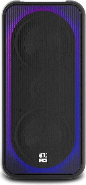 Altec Lansing Shockwave 200 Wireless Party Speaker 180W Bluetooth Speaker with a Long Lasting 12 Hour Battery, Multi LED Party Modes, Multiple bass Boost Modes, Party Sync, AM/FM Radio