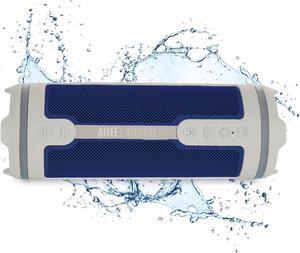 Altec Lansing HydraMOTION 2.0 Wireless Bluetooth Speaker, 16H Battery, RGB Lights, USB-C Quick Charge, IP67 Rated Waterproof Bluetooth Speaker, Mountable Speaker, Voice Assistant
