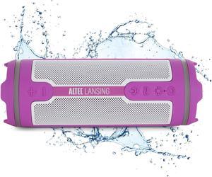 Altec Lansing HydraMOTION 2.0 Wireless Bluetooth Speaker, 16H Battery, RGB Lights, USB-C Quick Charge, IP67 Rated Waterproof Bluetooth Speaker, Mountable Speaker, Voice Assistant