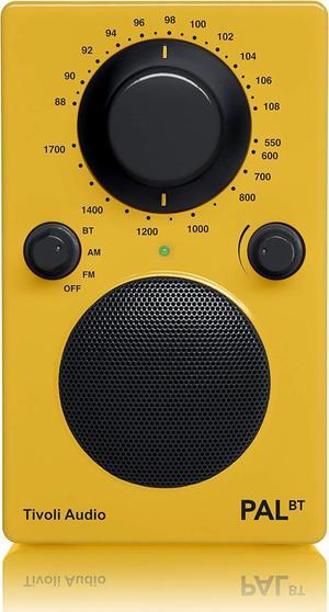Tivoli Audio PAL BT Portable Bluetooth AM/FM Radio (Yellow/Black)