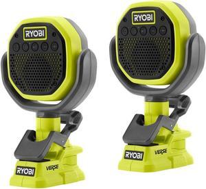 RYOBI 18V ONE+ Verse Clamp Speaker Set Tool Only