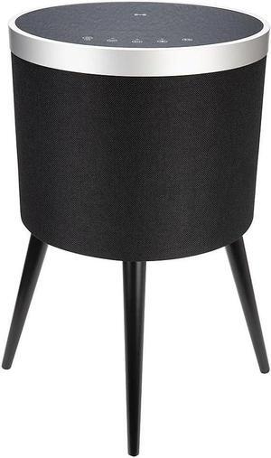 SOUNDSTREAM ST-180TRD-BLK Smart Sound Table, Charging Bluetooth Speaker Coffee End Table with TWS, Tempered Glass Top