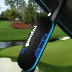 Gemini Sound BEATGRIP Magnetic Bluetooth Speaker  Wireless, Portable, 12-Hour Battery, LED Light, Waterproof IPX6, Hands-Free Calling for Golf Cart and Outdoor Adventures