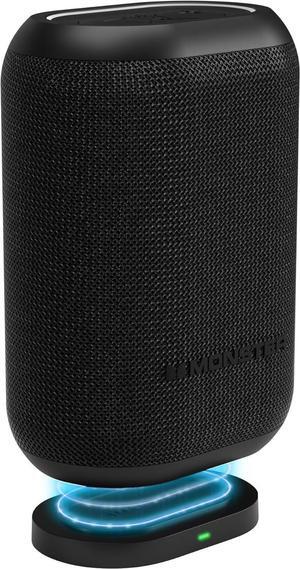 Monster DNA One Portable Bluetooth Speaker, Loud Speaker with 360 Bass Sound and 10W Wireless Charging Pad, IP67 Waterproof- Indoor and Outdoor Use