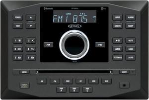 Jensen JWM62A AM|FM|DVD|CD|USB|AUX|App Ready Wallmount Stereo w/ App Control, 3-Speaker Zones / 8 Speaker Output 8X 6 Watt, Receives Bluetooth Audio (A2DP) & Controls (AVRCP) from Devices