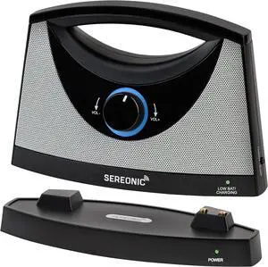 Portable Wireless Speakers for Smart TV - Ideal for TV Watching Without The Blaring Volume - Designed for Hard of Hearing, Elderly, and Seniors - 100ft Range