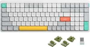 nuphy Air96 V2 Wireless Mechanical Keyboard,100 Keys RGB Backlit Keyboard,Supports Bluetooth 5.1,2.4G and Wired Connection,for PC/Laptop/Windows/Mac -White Gateron Moss Switch nuphy Air96 V2 Wireless Mechanical Keyboard,100 Keys RGB Backlit Keyboard,Supports Bluetooth 5.1,2.4G and Wired Connection,for PC/Laptop/Windows/Mac -White Gateron Moss Switch