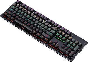 LJFLI Gaming Keyboard Mechanical Wired E-Sports Game Green axis Office Computer Keyboard