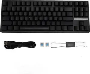 Gaming Keyboard, RGB Backlit 87 Keys 3.0 5.0 Type C Wired Blue Switch Mechanical Gaming Keyboard for PC Laptop RGB Multiple Lighting Modes