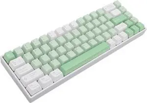 60% Gaming Mechanical Keyboard, 68 Key RGB Backlit Keyboard, Blue Switch, Triple Mode BT5.0/2.4G Cordless/USB C Hot Swappable Mechanical Keyboard for Android