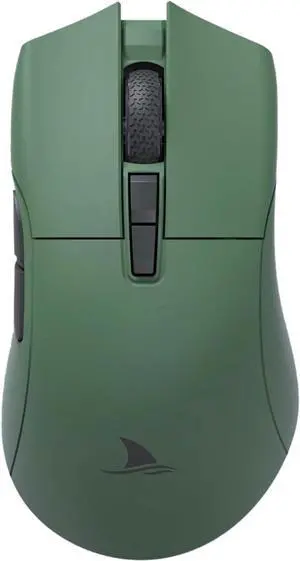 Wireless BT Gaming Mouse, N3 Wireless BT 3 Mode Gaming Esports Mouse 26000DPI 7 Key Optical PAM3395 Mouse Lightweight Portable Computer Mouse Suitable for Laptop Computers (Green)