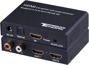 Jansicotek 4K 120Hz Hdmi Splitter 1x3, HDMI Splitter 1 in 3 Out, HDMI Splitter Supports Full HD1080P 8K and 3D, HDCP 2.3 EDID 48Gbps, RGB 4:4:4 Compatible with Xbox PS3/4 Blu-Ray Player HDTV
