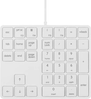 Merdia Numeric Keypads Wired Numpad 34 Keys External Mini Slim Keyboard Magic Force for Financial Cashier Securities-White | Laptop Accessories | Num Pad | Number keypad for Laptop | Work Keyboard Merdia Numeric Keypads Wired Numpad 34 Keys External Mini Slim Keyboard Magic Force for Financial Cashier Securities-White | Laptop Accessories | Num Pad | Number keypad for Laptop | Work Keyboard