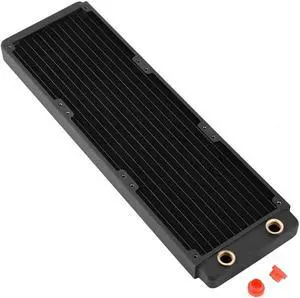 Copper Radiator Heat Sink, Computer Water Cooling Liquid Heat Exchanger with G1/4 Thread, for PC Beauty Equipment Air Purifier 3D Printing (360mm) Copper Radiator Heat Sink, Computer Water Cooling Liquid Heat Exchanger with G1/4 Thread, for PC Beauty Equipment Air Purifier 3D Printing (360mm)