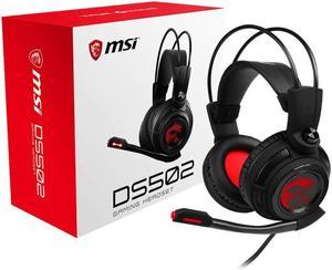 MSI Gaming Headset with Microphone Enhanced Virtual 71 Surround Sound Intelligent Vibration System DS 502