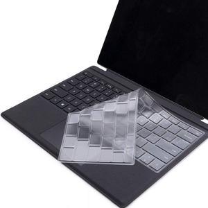 TPU Keyboard Cover for US Version Microsoft Surface Pro 8/7/6/5/4 (2021-2016 Released) Ultra Thin Keyboard Protective Skin (Keyboard Skin- TPU)