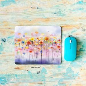 HGOD DESIGNS Flower Gaming Mouse Pad,Beautiful Watercolor Flower Mousepad Rectangle Non-Slip Rubber Mouse Pads(7.9"X9.5")
