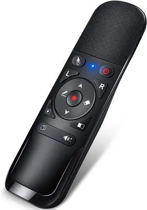 DinoFire Presentation Clicker Air Mouse Function Wireless Presenter USB Powerpoint Clicker, RF 2.4 GHz Presentation Remote Control Clicker for powerpoint presentations Support Mac, Laptop, Computer DinoFire Presentation Clicker Air Mouse Function Wireless Presenter USB Powerpoint Clicker, RF 2.4 GHz Presentation Remote Control Clicker for powerpoint presentations Support Mac, Laptop, Computer