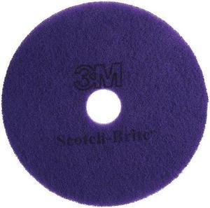 SCOTCH-BRITE 08744 Diamond Floor Pad Plus,17 In,Purple,PK5