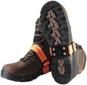 IMPACTO MIDCLEAT-100B-00 Ice Cleats,Mid-Sole Coverage,Pull On,PR
