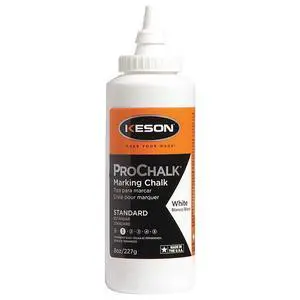 KESON 8W Marking Chalk Refill,White,8 Oz KESON 8W Marking Chalk Refill,White,8 Oz