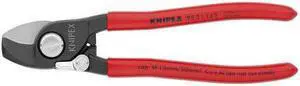 KNIPEX 95 21 165 6-1/2" Cable Shear, Shear Cut