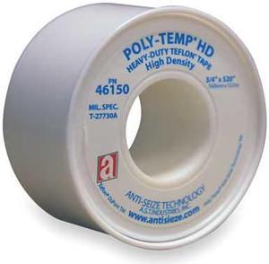 ANTI-SEIZE TECHNOLOGY 46150 Thread Sealant Tape,3/4 In. W,520 In. L